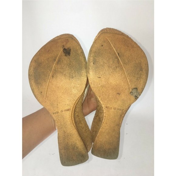 Athena Alexander Cork Wedge Platform Sandals - Picture 6 of 6